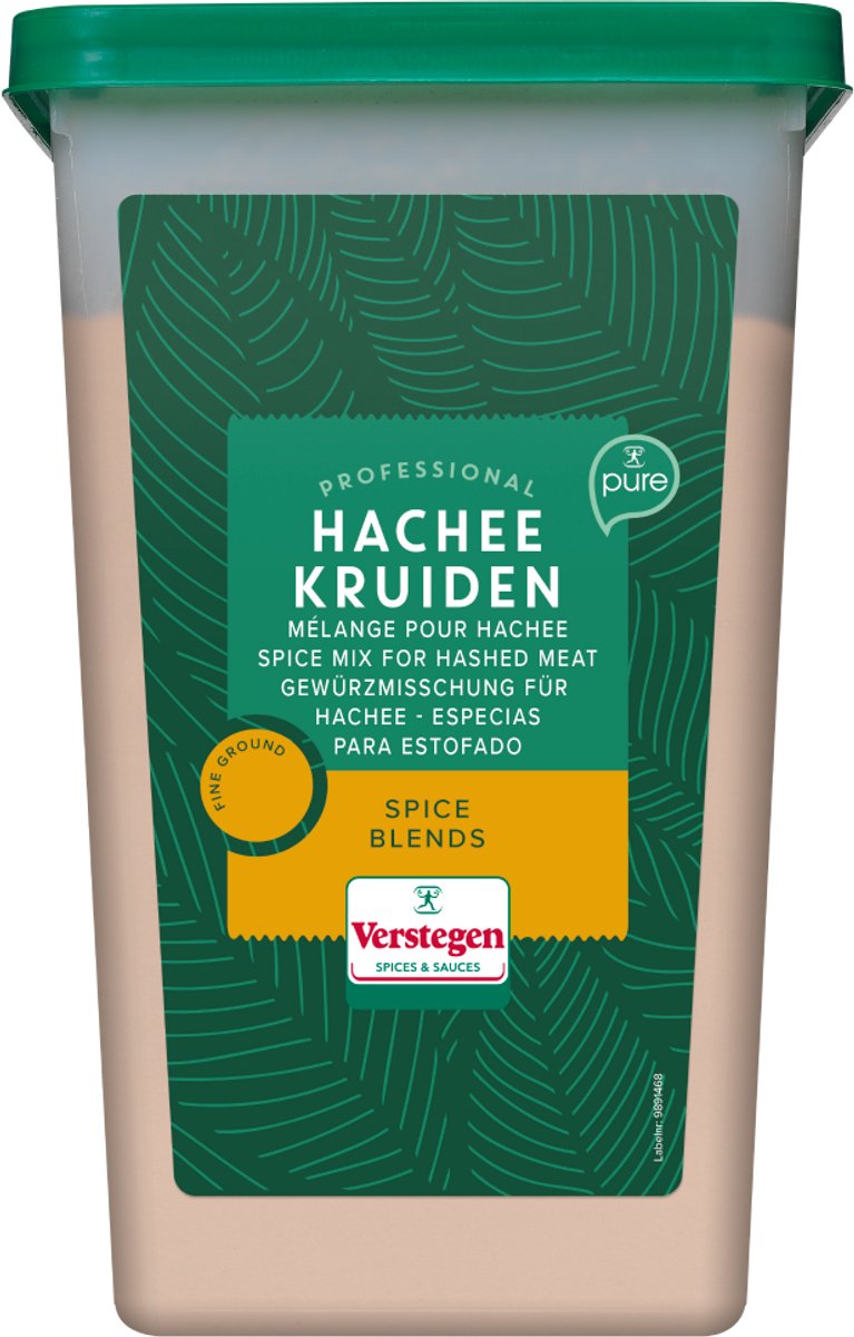 Verstegen - Hachee kruiden fijn met zout - Pure - XL doos - Kruiden & specerijen - 2kg