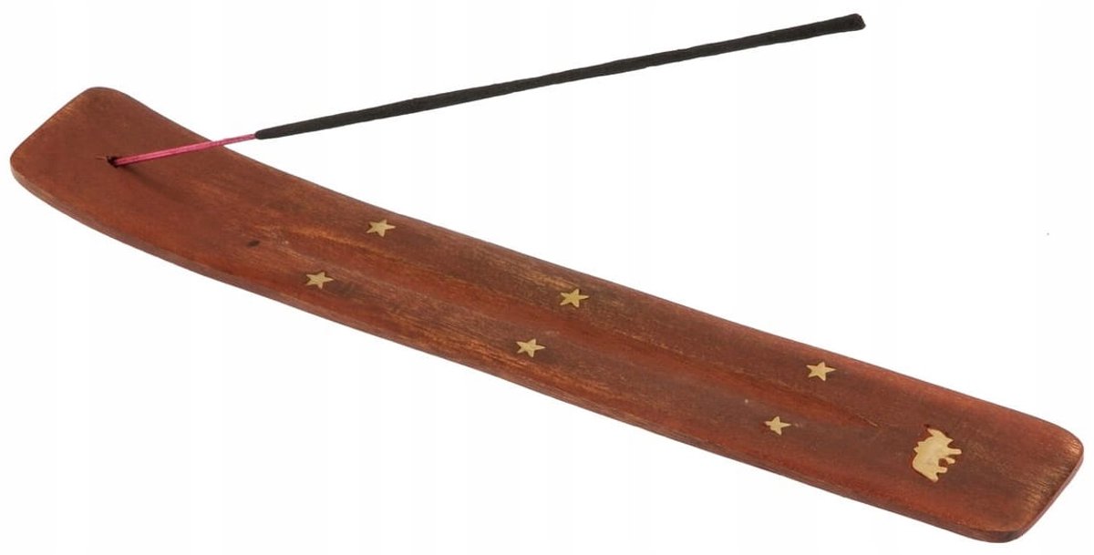 Ravi - Brander Onderzetter - Hout - 26cm - Bronskleurig