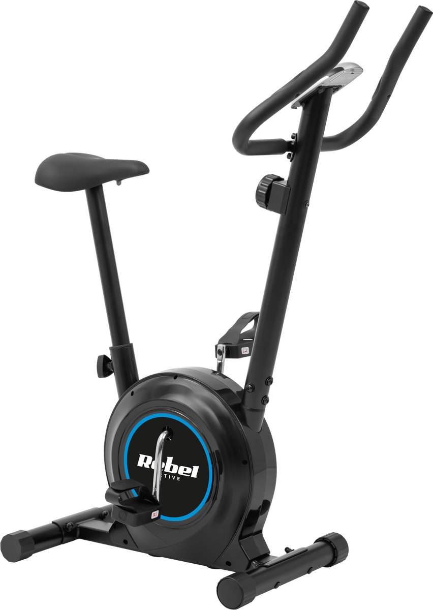 Rebel Active Hometrainer Fiets - Magnetische Hometrainer Cardio - Hartslagsensor - Fitnessapparaat