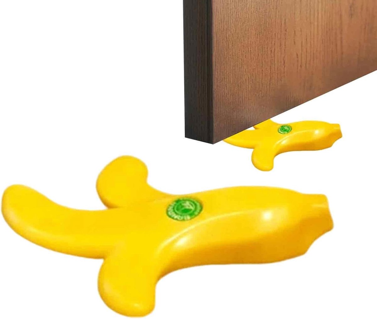 Deurstopper Wig - Vloerwig Deur - Deur Open Houden - Zacht PVC Materiaal - 19 x 15 x 3.2 cm