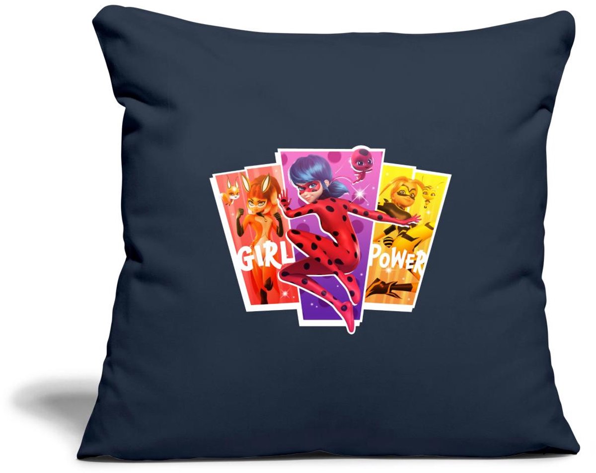 Miraculous Girl Power Ladybug Superheld Sierkussenhoes, 45 x 45 cm