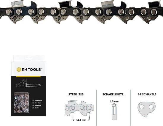 RNtools Zaagketting 325" 1.3 mm 64 schakels, lengte 38 cm van RNtools — afbeelding 2