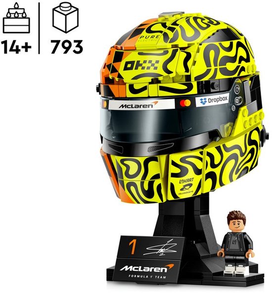 LEGO Editions McLaren Mastercard F1 Team Helm van Lando Norris Bouwpakket voor Kinderen 43023