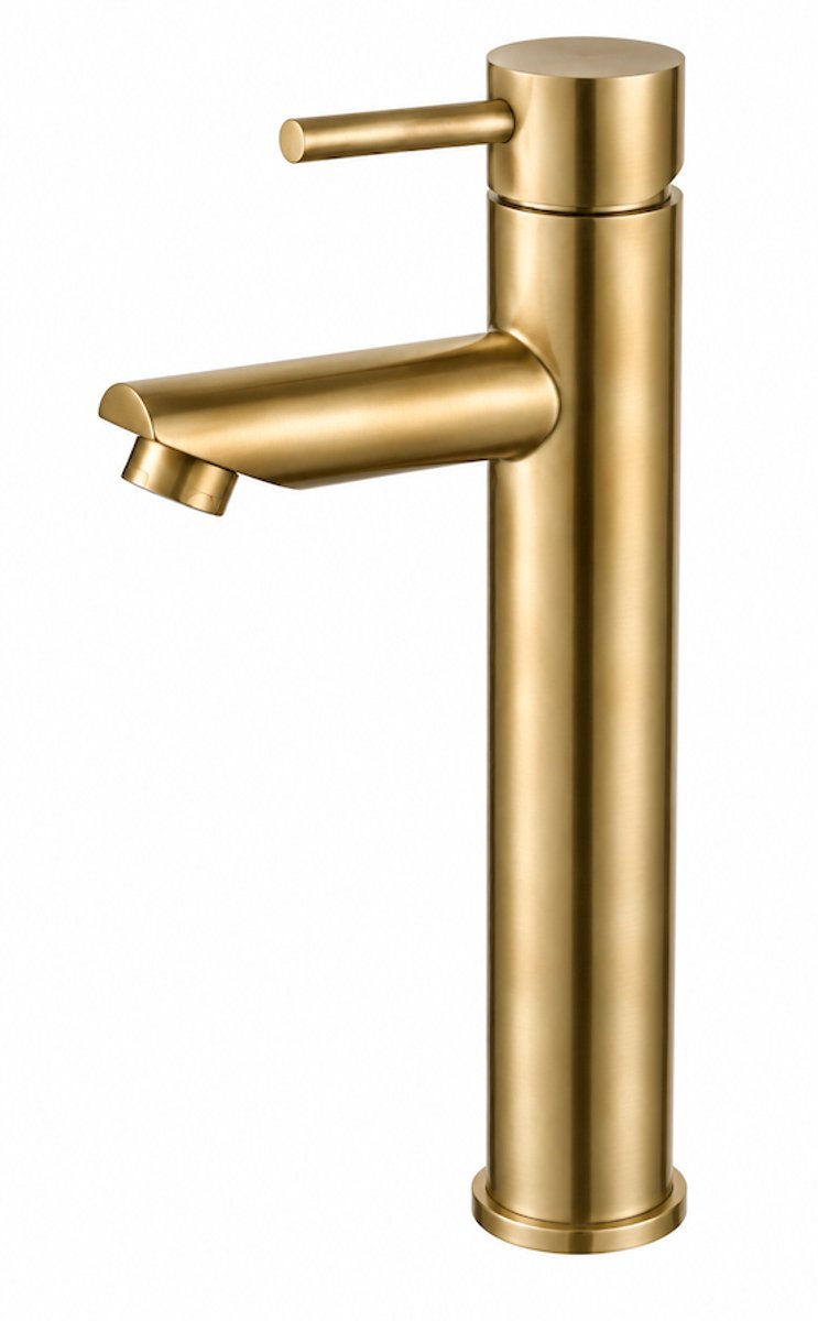 LINEA UNO - Narva hoog - Goud - Wastafelkraan - - 201407