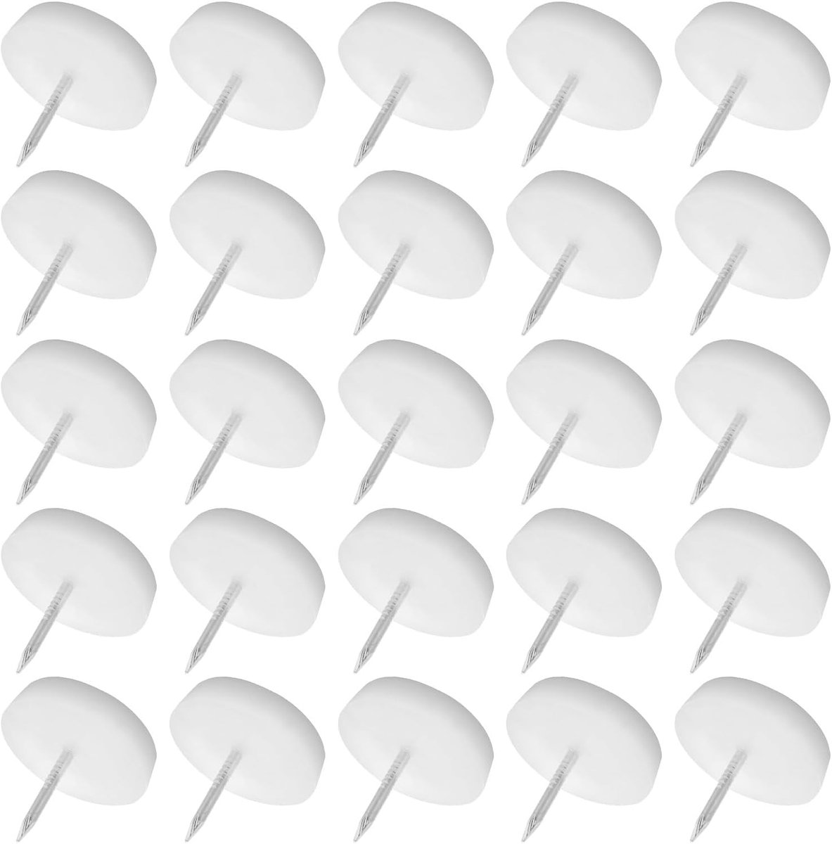 Meubel Tacks - Bank Spijkers - Meubels Verhogen - Duurzaam Plastic Ijzer - 2.20X2.20X0.60CM - Wit