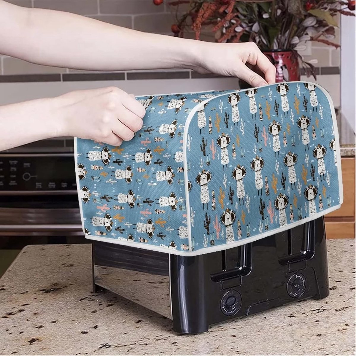 Broodroosterhoes - Apparaathoes Keuken - Keuken Beschermen - Stof- en Vlekbestendig - 29x20x19cm - Rood