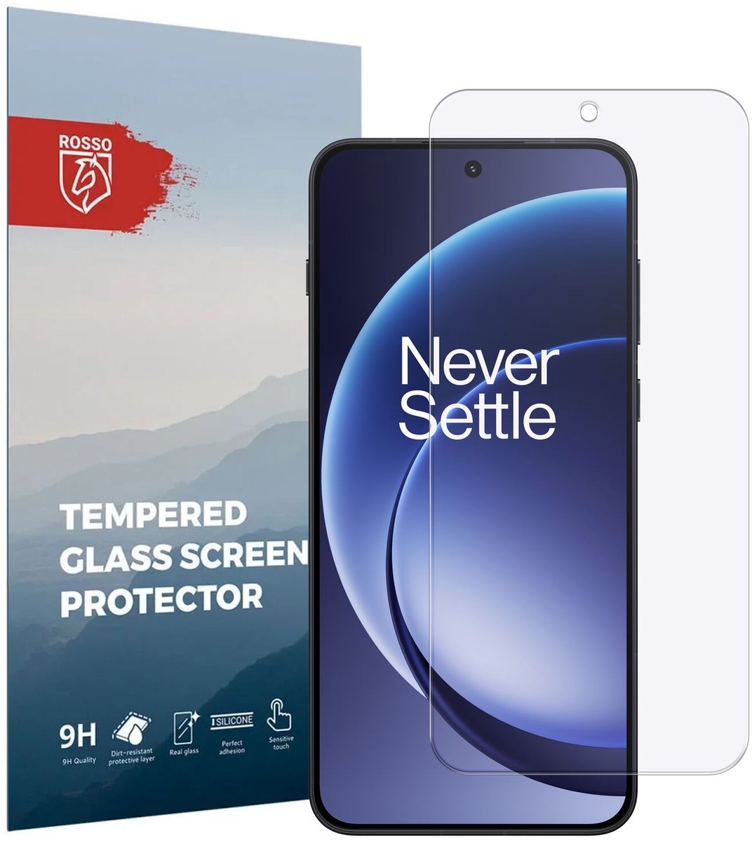 Rosso Screen Protector Geschikt voor OnePlus 15R | 9H Tempered Glass | Glasplaatje | Beschermlaag | Beschermglas | 9H Hardheid