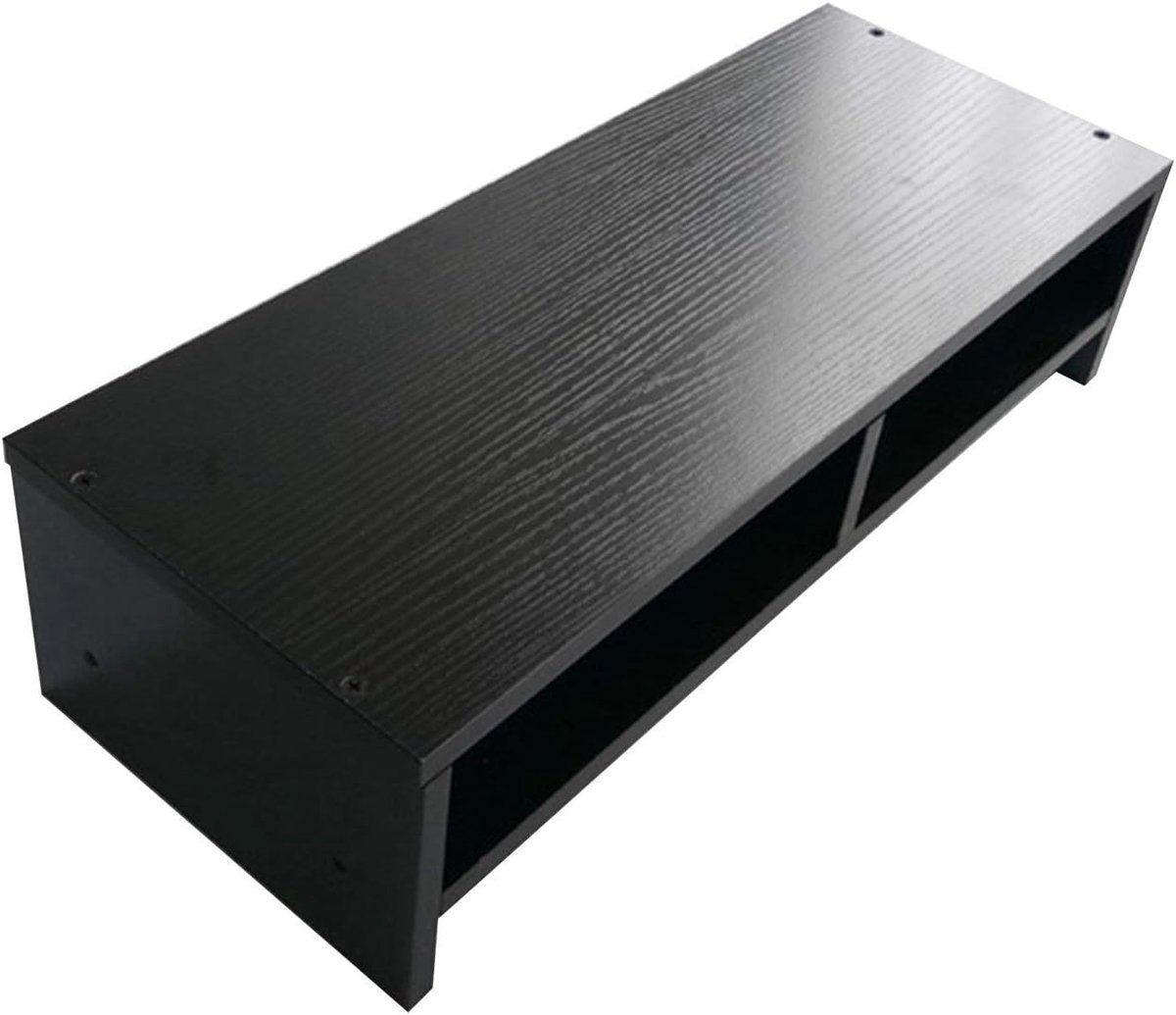 Monitor Verhoger - Bureau Organizer - Ergonomisch Werken - Stabiele Constructie - 22 kg Draaglast - Zwart