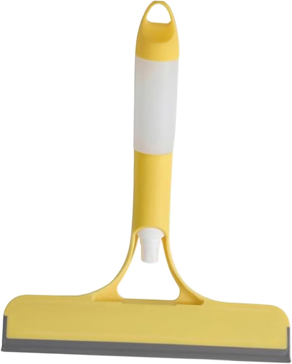 Raamwisser - Reinigingsborstel - Glas Oppervlakken - Geïntegreerde Spray - 215 x 257 cm - Geel
