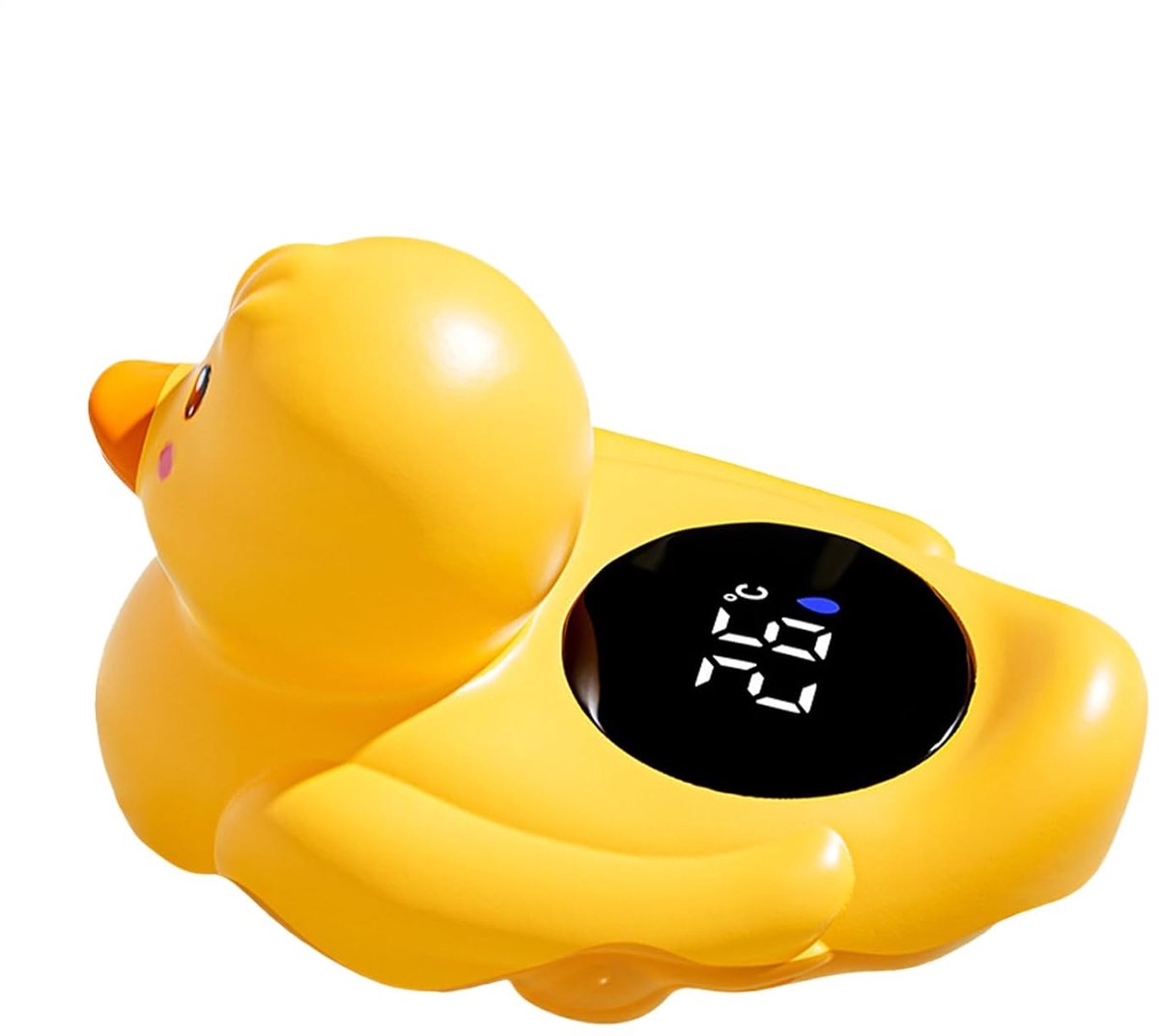 Eendenbadthermometer - Badmeter - Veilig Baden - Schattige Eend Vorm - 9 cm meter - Geel