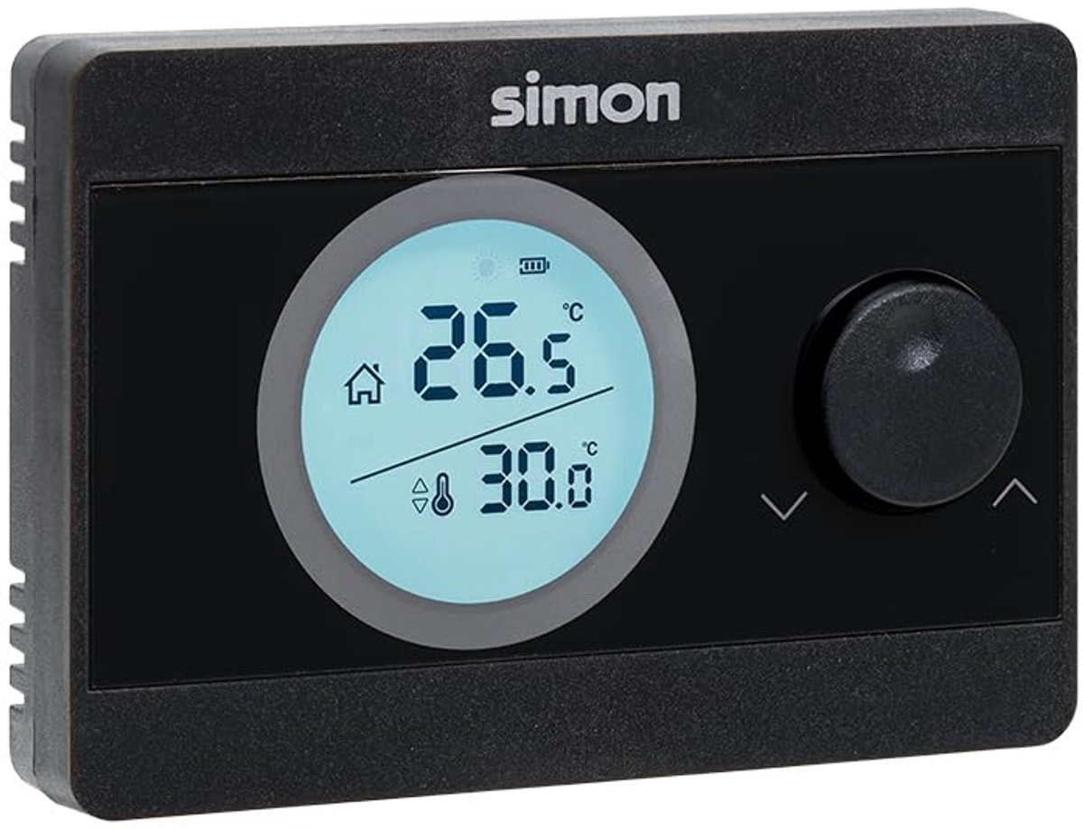 Digitale Thermostaat - Temperatuurregelaar - Comfort Instellen - Achtergrondverlichting - 5-30 Graden - Zwart