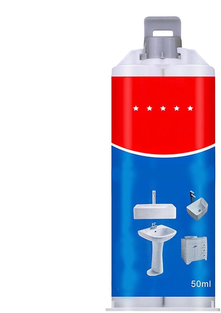 Reparatiemiddel Tegels - Vuller Scheuren - Beschadigen Herstellen - Eenvoudig Aanbrengen - 50 ml - Wit