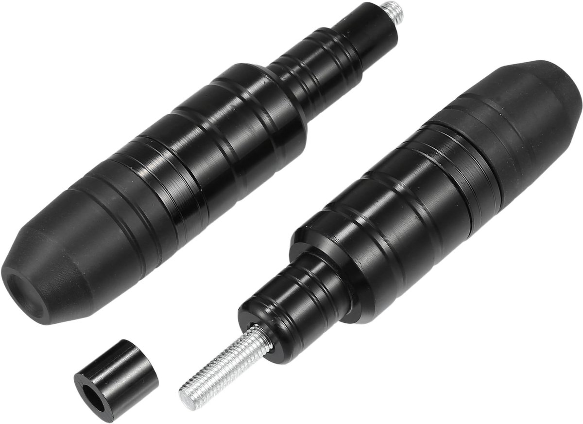 Motorframe Slider Set - Anti-val Bescherming - Zwart - 2 Stuks