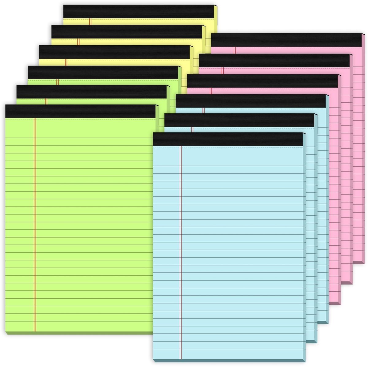 Notitieblokken 5x8 - 12 Stuks in Verschillende Kleuren