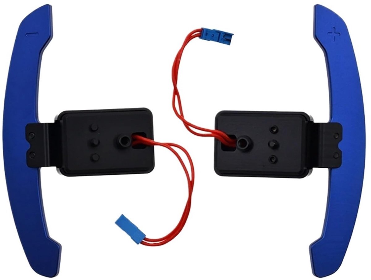 Aluminium Paddle Shifters - Magnetisch - Blauw