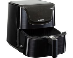 Klarstein airfryer, Sparsamer Airfryer, Fritteuse, hete lucht Fritteuse voor Knusprige Pommes, Air Fryer met 1700 Watt, XXL Frittierkorb 5 Liter, Thermostaat, Timer, 8 Programme, Graphitgrau - Heteluchtfriteuse - Programma Touch