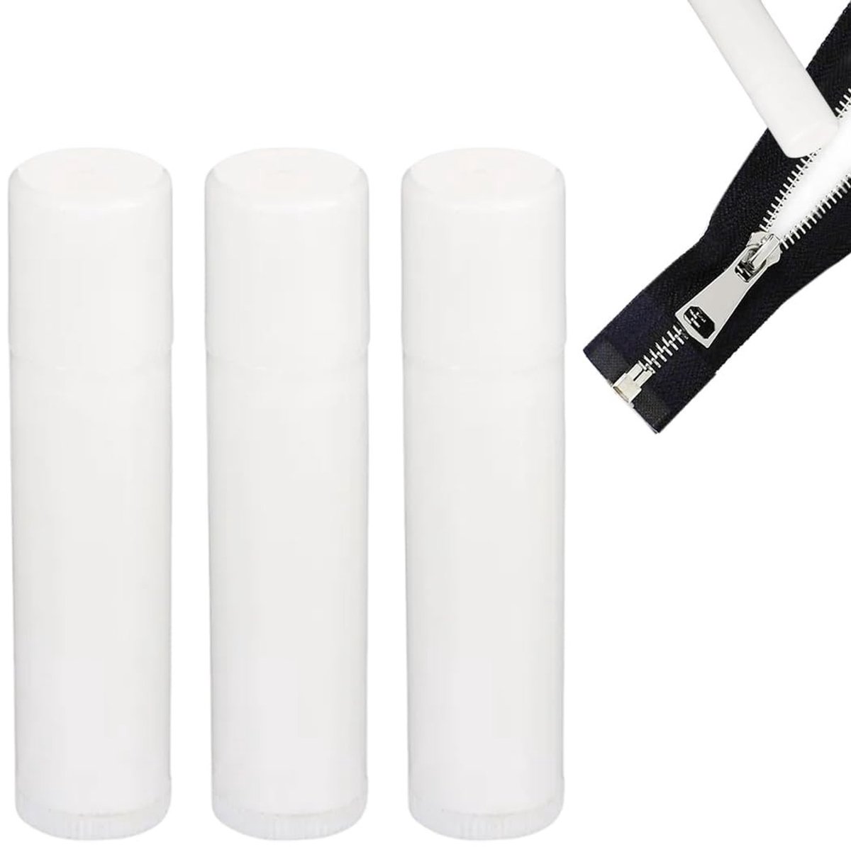 3-delige Rits Smeermiddel Set, Rits Wax voor Glad Sluiten, Geschikt voor Outdoor Uitrusting, Tassen en Kleding