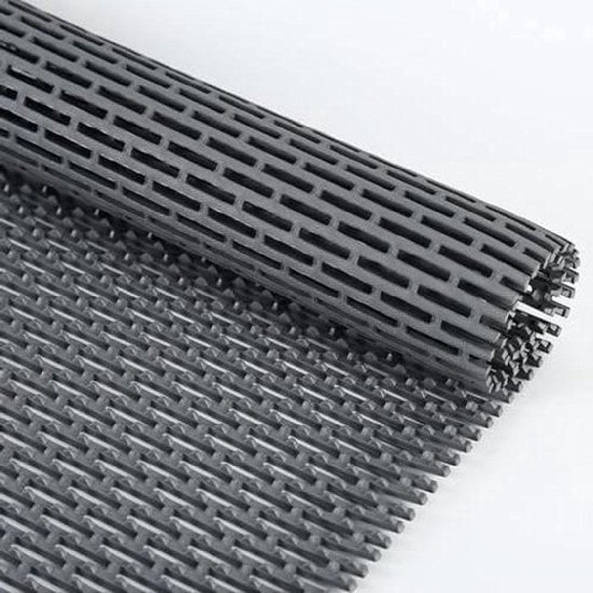 Antislip Douchemat - Badkamermat Vloermat - Veilig Douchen - Efficiënte Drainage - 90x200 cm - Grijs
