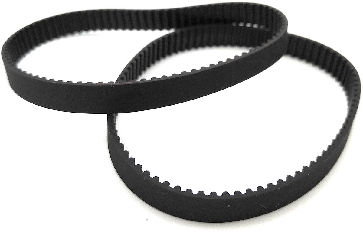 GT2 Timing Belt - 10 mm breed, 324 mm lang, 2 stuks