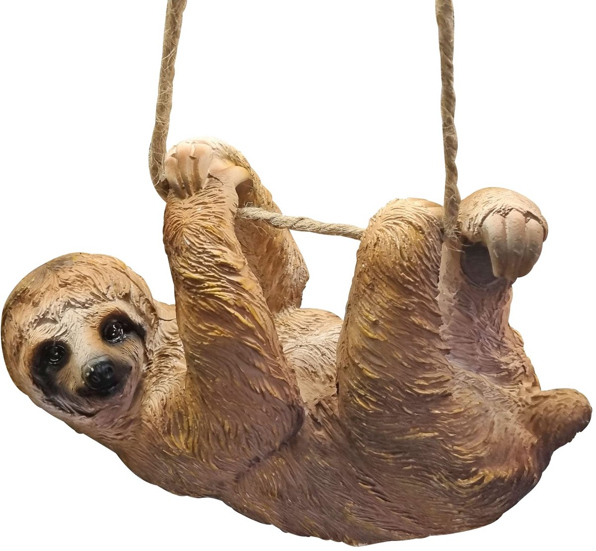 Hangende Sloth Decoratie - Bruin - Voor Binnen en Buiten
