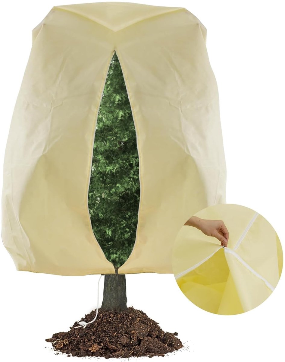 Winterbeschermingsfleece voor Planten - Beige 250 x 360 cm