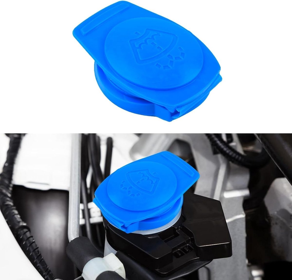 Windscreen Wiper Washer Container Deksel voor VW, Audi, Skoda - Vervangend Reservoir Cap voor Ruitenwissers en Wasvloeistof