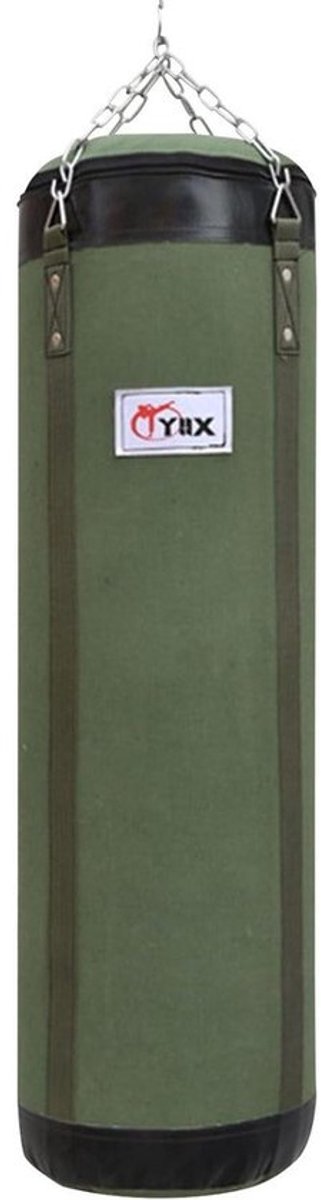 Bokszak - Hangende Zandzak - Kickboksen Trainen - 360 Graden Rotatie - 80 cm - Rood Zwart