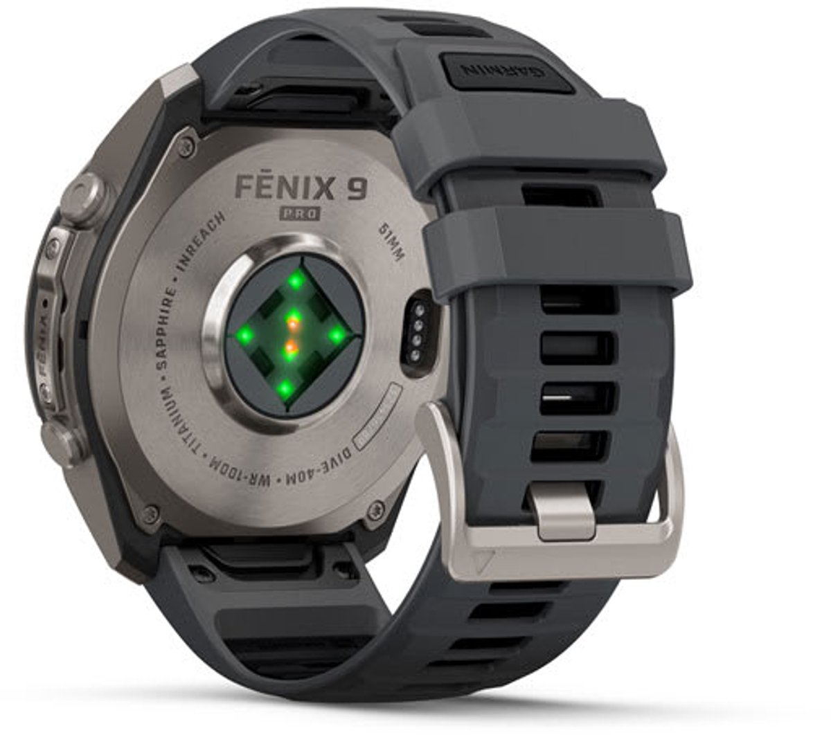 Garmin fēnix 9 Pro InReach/LTE - 47 mm - Multisport GPS Smartwatch - 1.4" AMOLED-scherm - Titanium behuizing - Tot 18 dagen batterijduur thumbnail 6