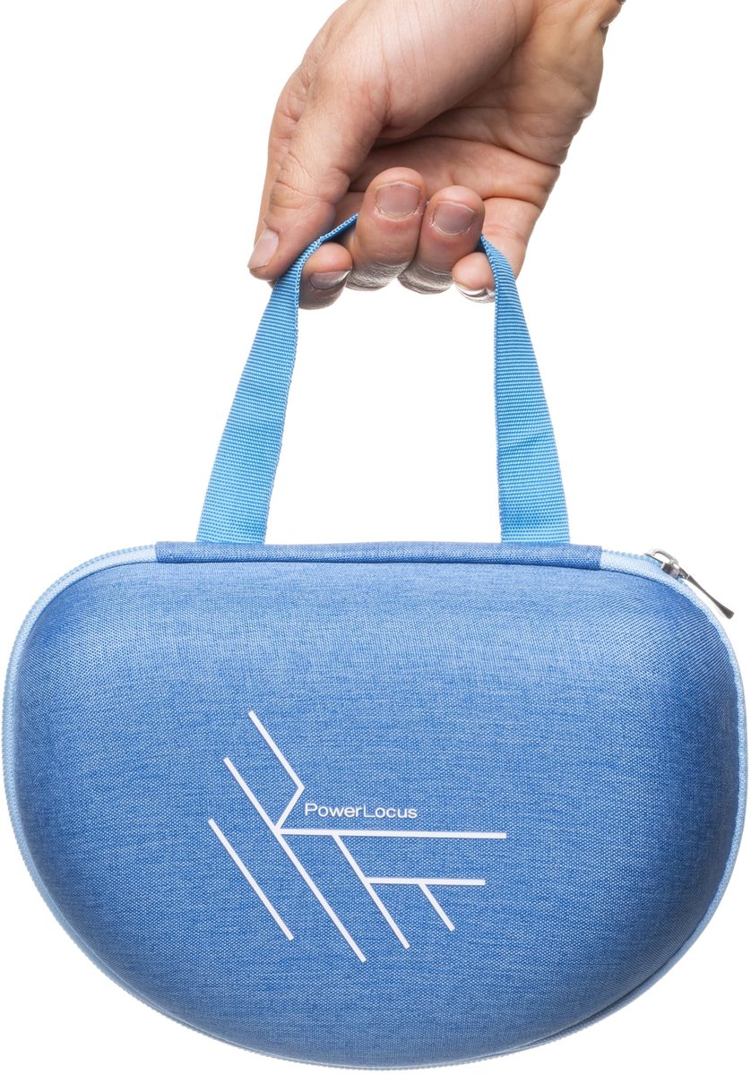 Hard Carrying Case voor Vouwbare Koptelefoon - Blauw