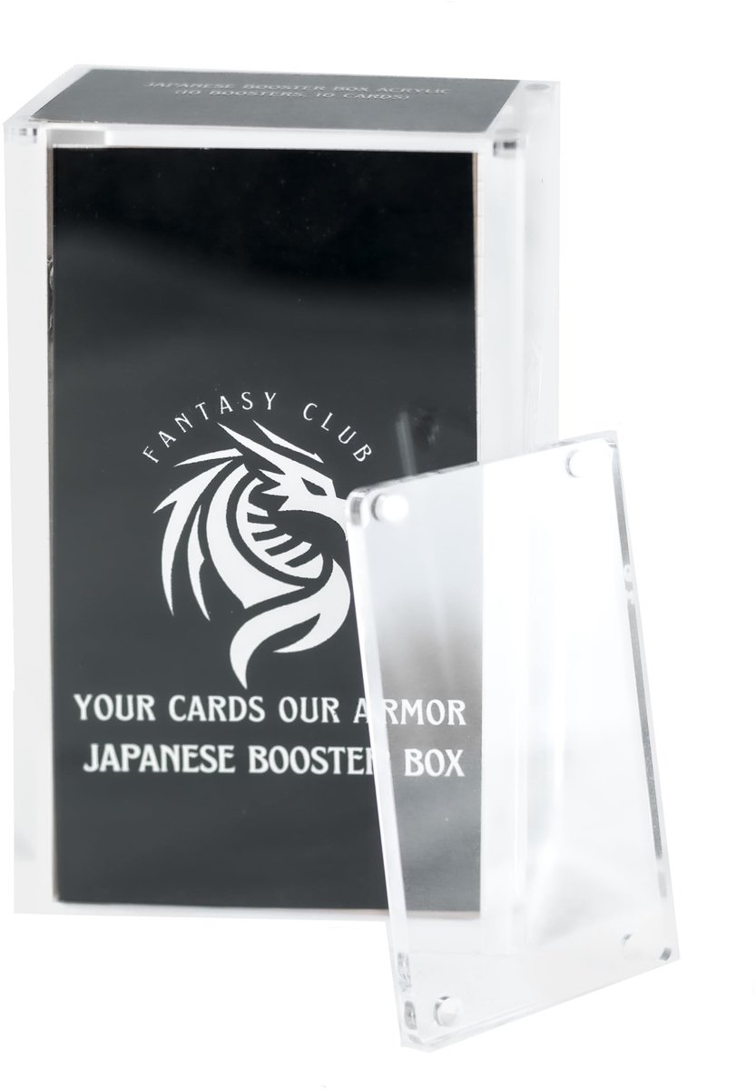 Acryl Doos voor Japanse Booster - 10 Compartimenten met Sterke Magneten