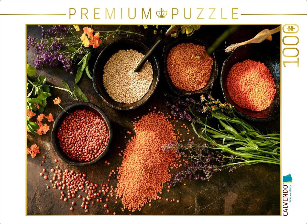 Puzzel specerijen - 1000 stukjes - Legformaat 64 x 48 cm
