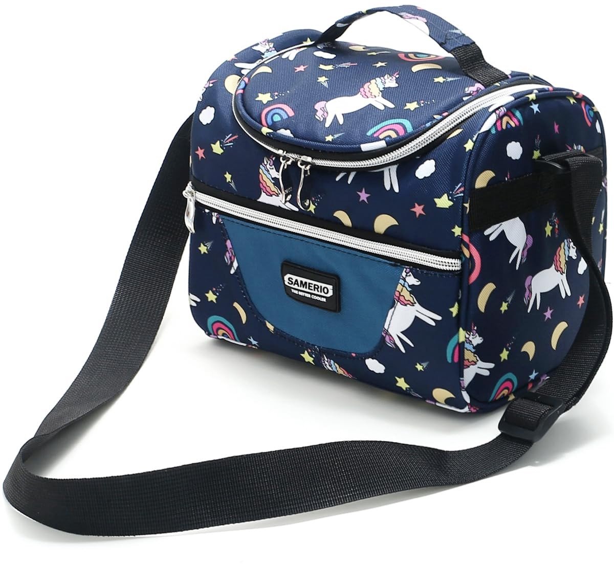 Geïsoleerde lunchtas voor kinderen - Herbruikbare bento tas - 22 x 16 x 20 cm