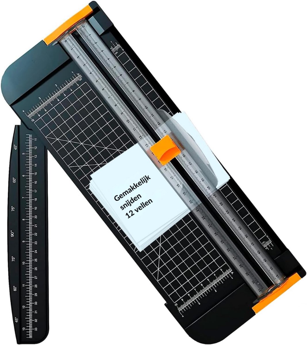 ZRNS® Snijmachine Papier - Professionele Papiersnijder A4 - Met Beveiliging