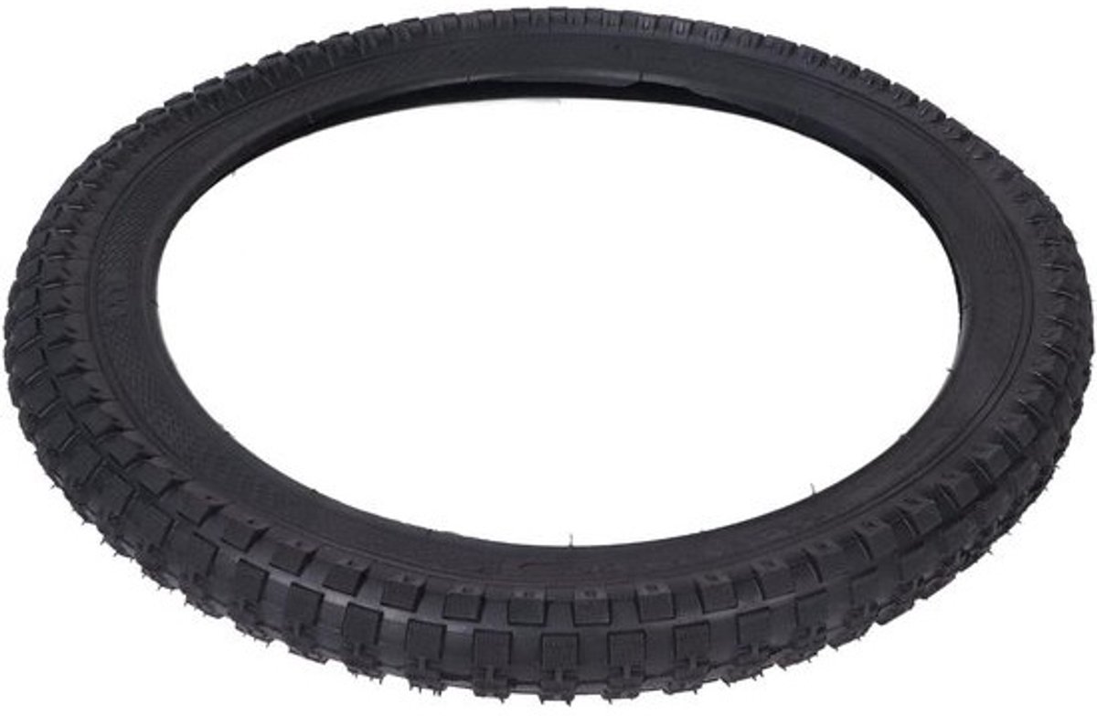 Fiets Buitenband - Kinderband Mountainbike - Comfortabel Fietsen - Vierkant Patroon - 18 x 2.4 inch - Zwart
