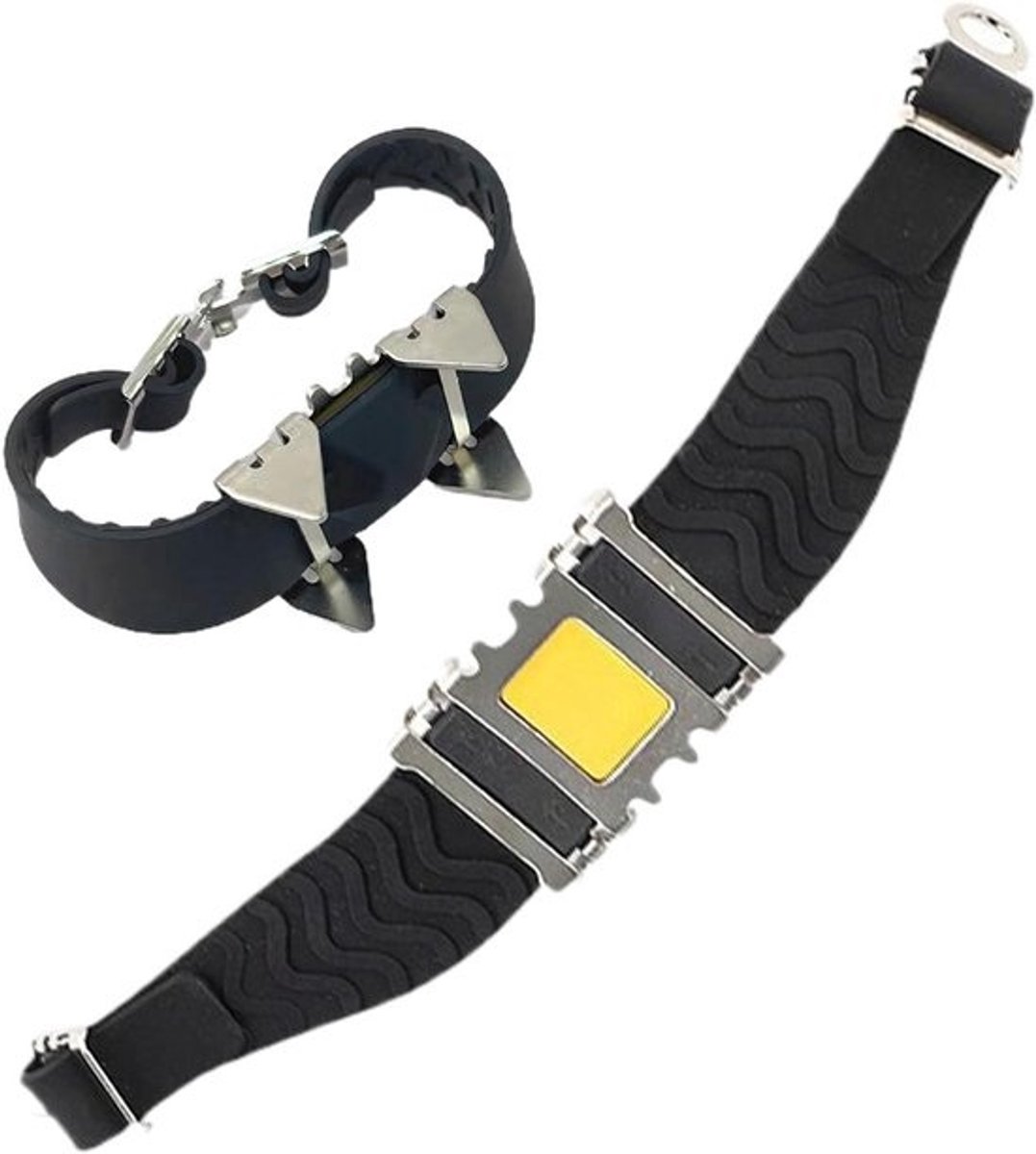 Ijsspikes voor Schoenen - Schoenklauwen Krampons - Veilig Lopen Buiten - Antislip Textuur - 26 cm - Zwart