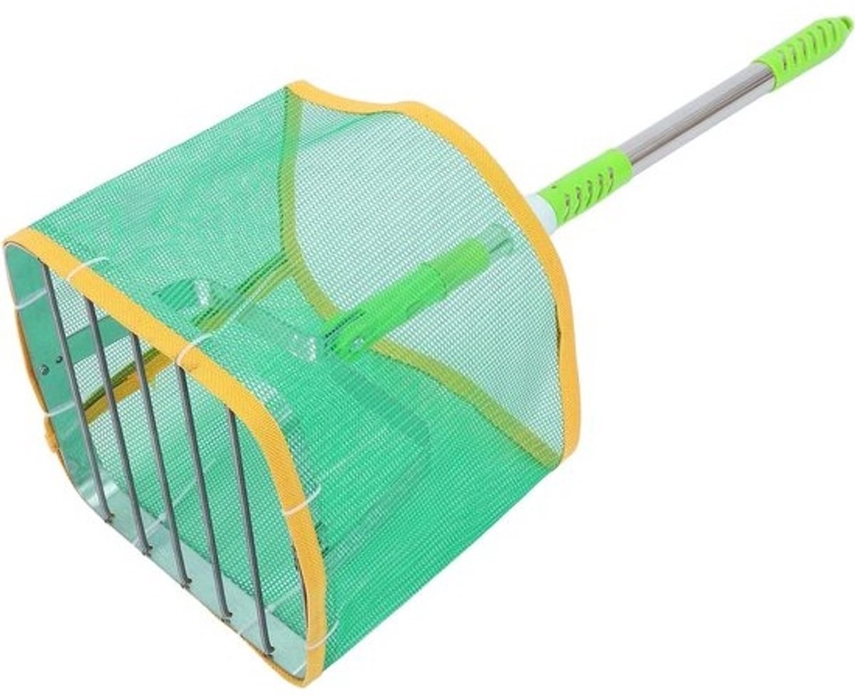 Tafeltennisbal Verzamelaar - Balophaalgereedschap Balvanger - Efficiënte Balopvang - Telescopisch Verstelbaar - 48.70X24.00X21.00CM - Groen