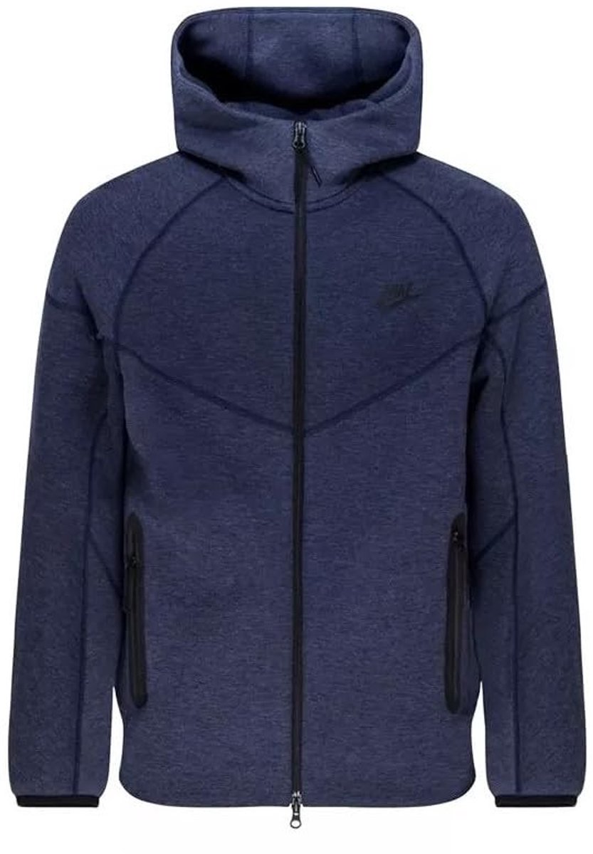 Tech Fleece Hoodie - Windrunner - Obsidian Heather/Black