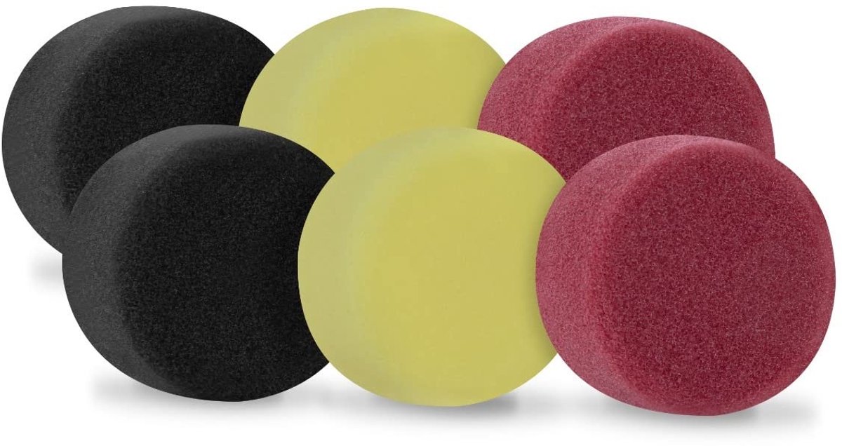 Polijstschijven Foam Pads - Starter Set van 6 - 50 mm