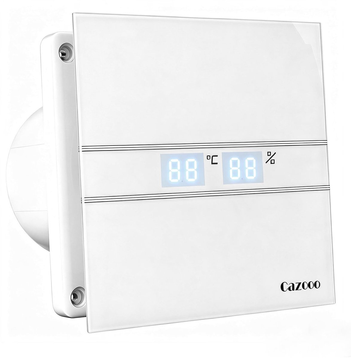 Badkamer Ventilator met Vochtigheidssensor - Automatische Timer - Wit