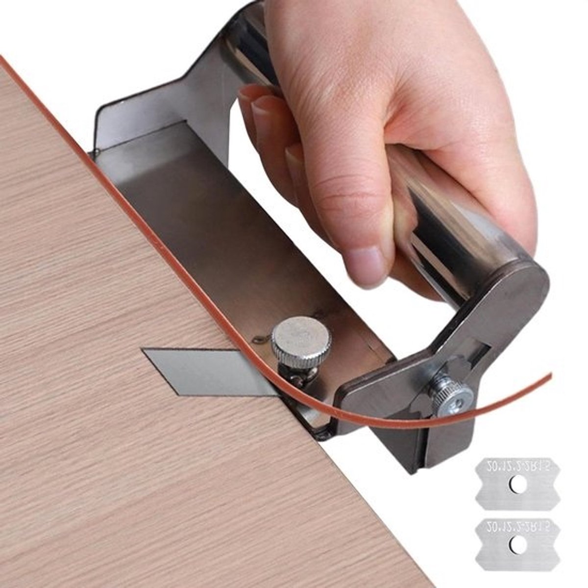 Handmatige Randtrimmer - Afwerkingsmachine - Houtbewerking Projecten - Roestvrij Staal - 13.2 cm - Multicolor