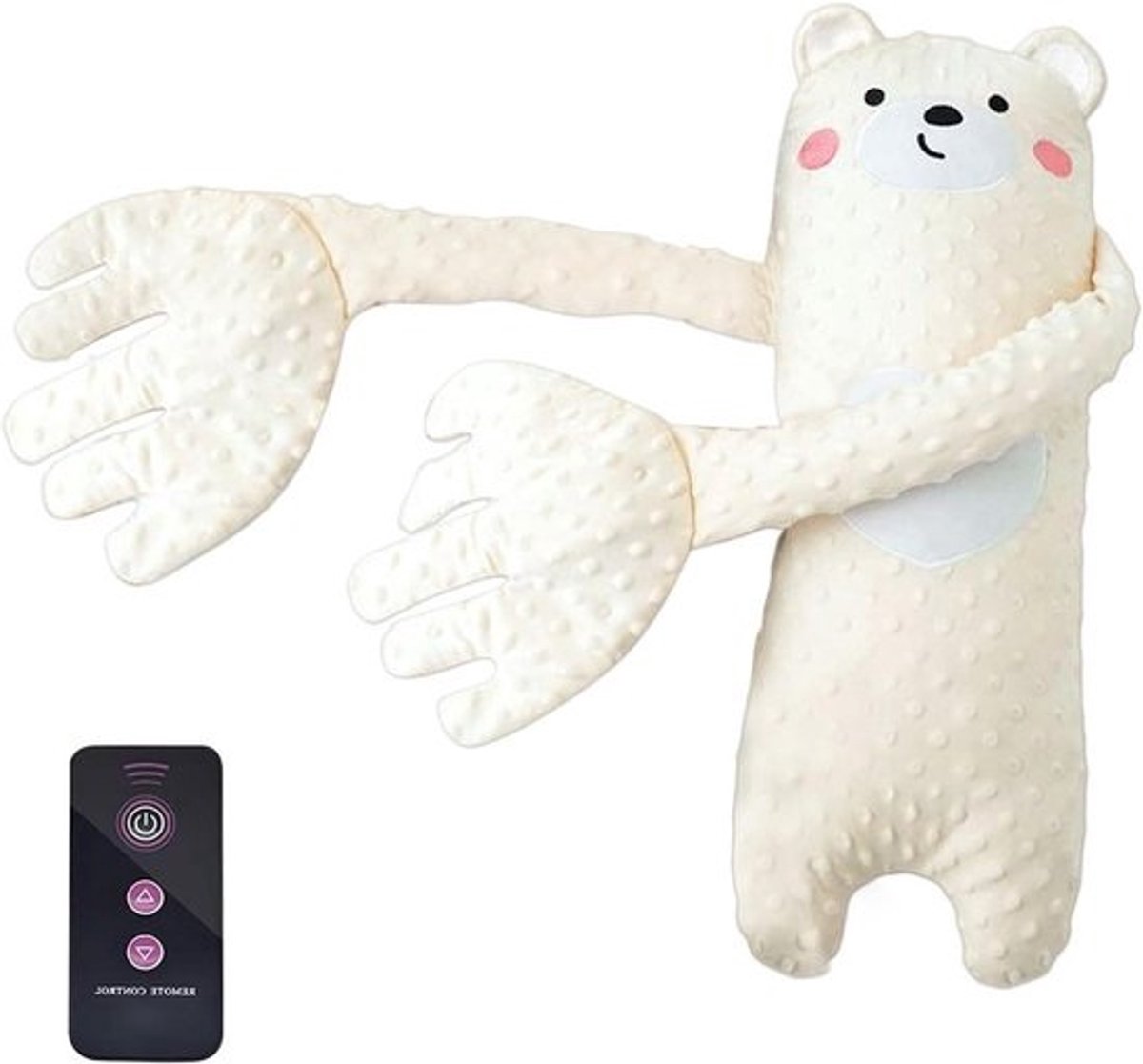 Baby Slaapkussen - Elektrisch Slaaphulp - Rustgevende Slaap - Gentle Patting Motion - 68 x 25 cm - Little Bear