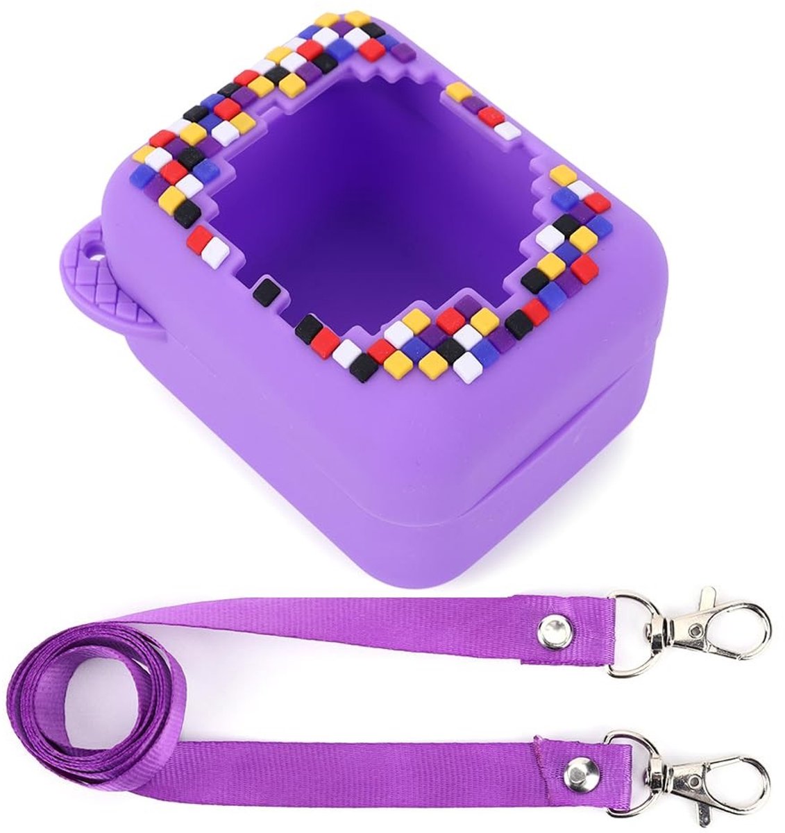 Siliconen Beschermhoes - Shockproof - Paars/Roze/Blauw