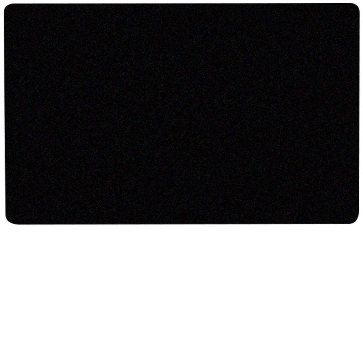 Blank Business Cards - 100 Stuks Aluminium Zwart
