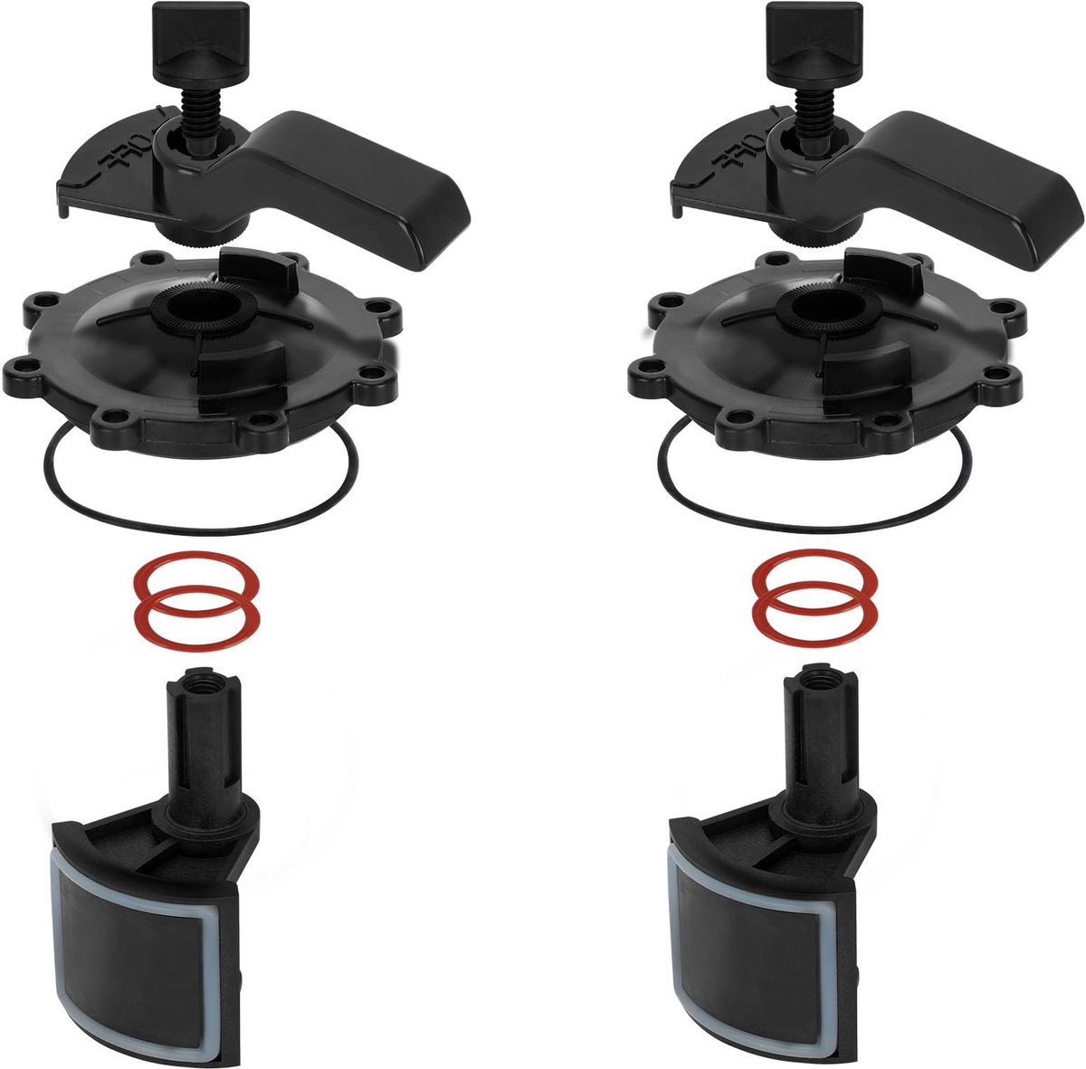 Pool Valve Rebuild Kit - Compatibel met Jandy 2/3 Weg Kleppen