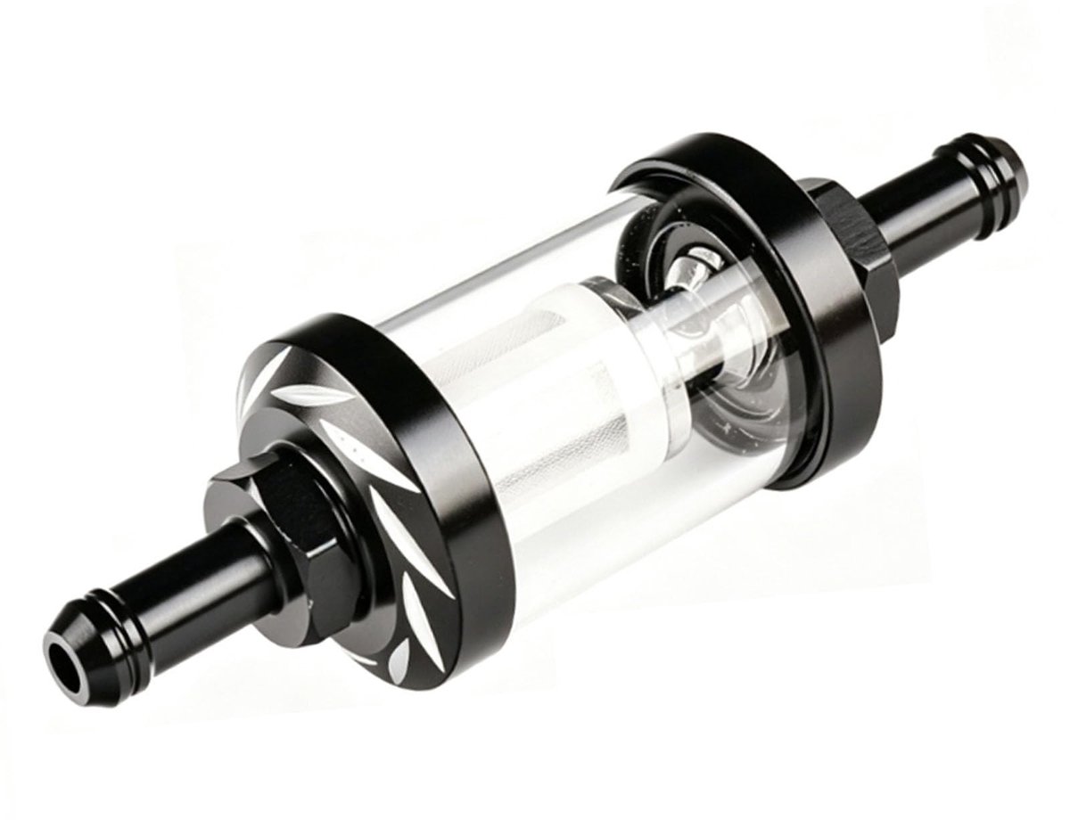 Benzinefilter - Aluminium Doorzichtig Inline - 8 mm