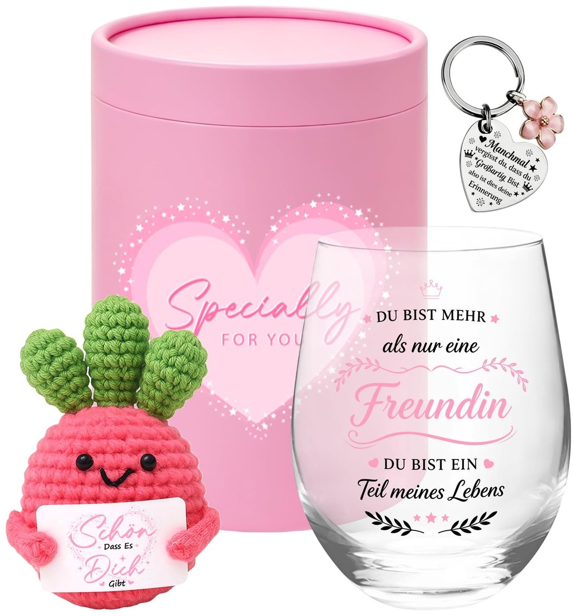 Gepersonaliseerd Wijnglas - 550 ml - Cadeau voor Vriendin