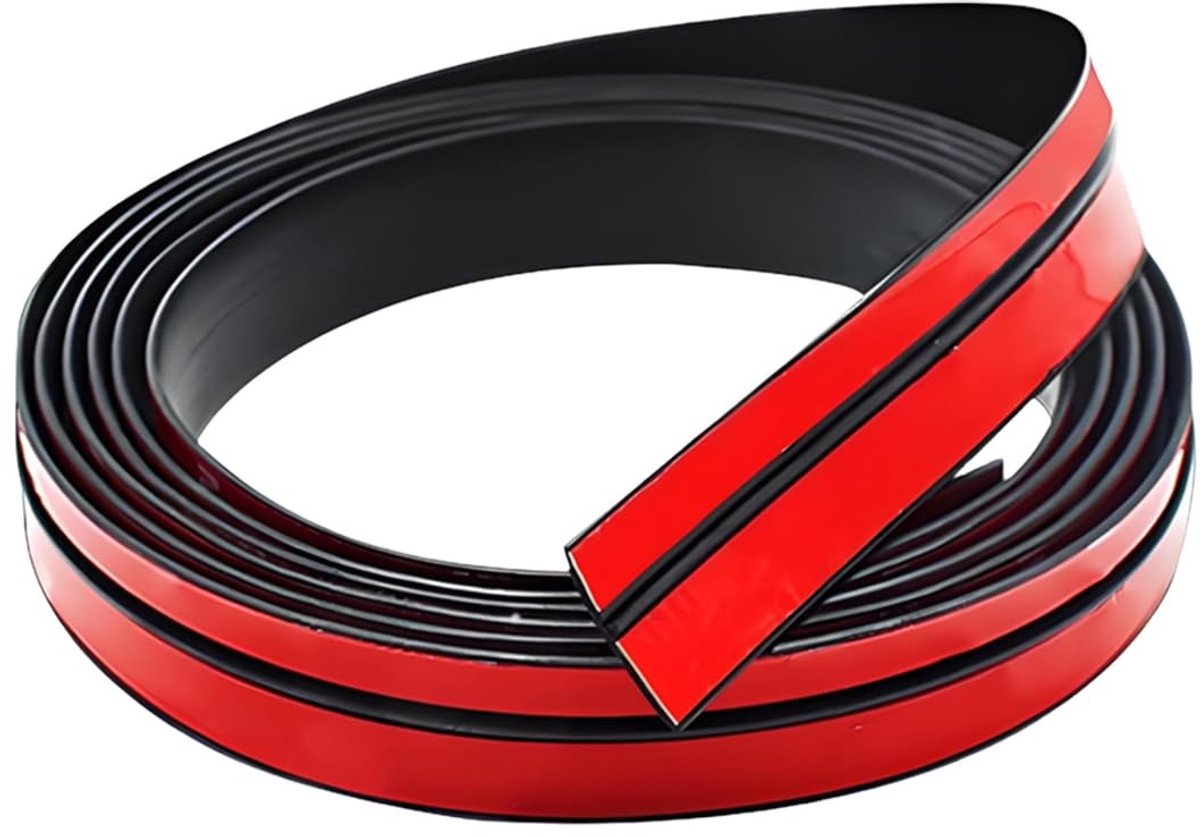 Autoafdichtingstape - Geluiddicht T-vorm Rubber 7,9 m x 14 mm