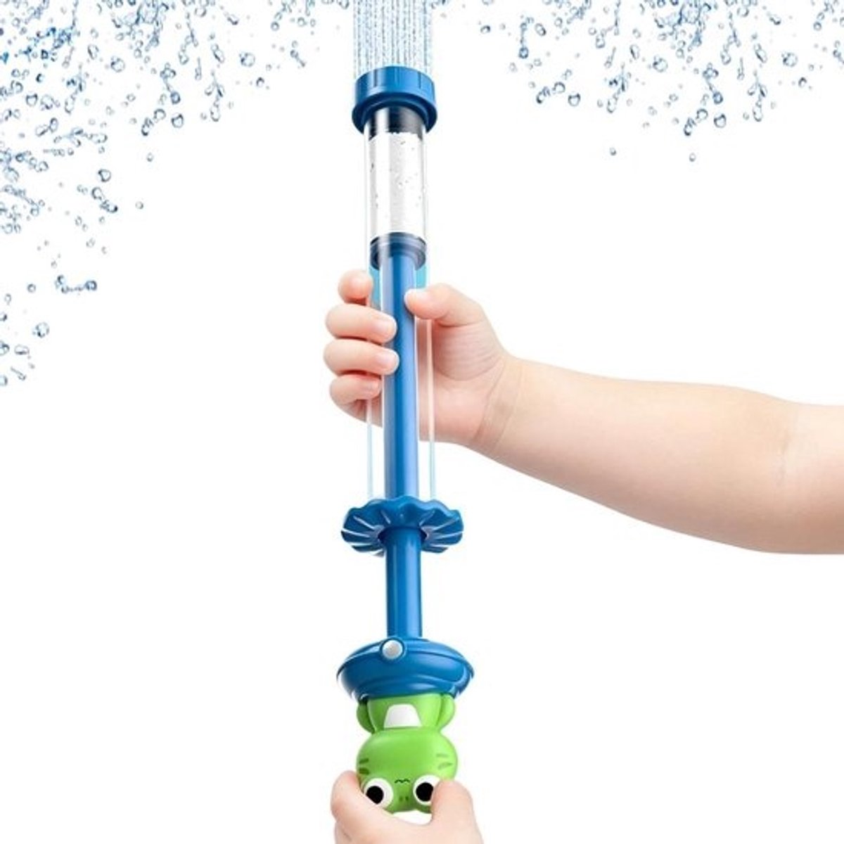Waterspuiters - Waterpistolen - Buiten Spelen - 4-in-1 Roterende Nozzle - 43 cm - Kleine kikker