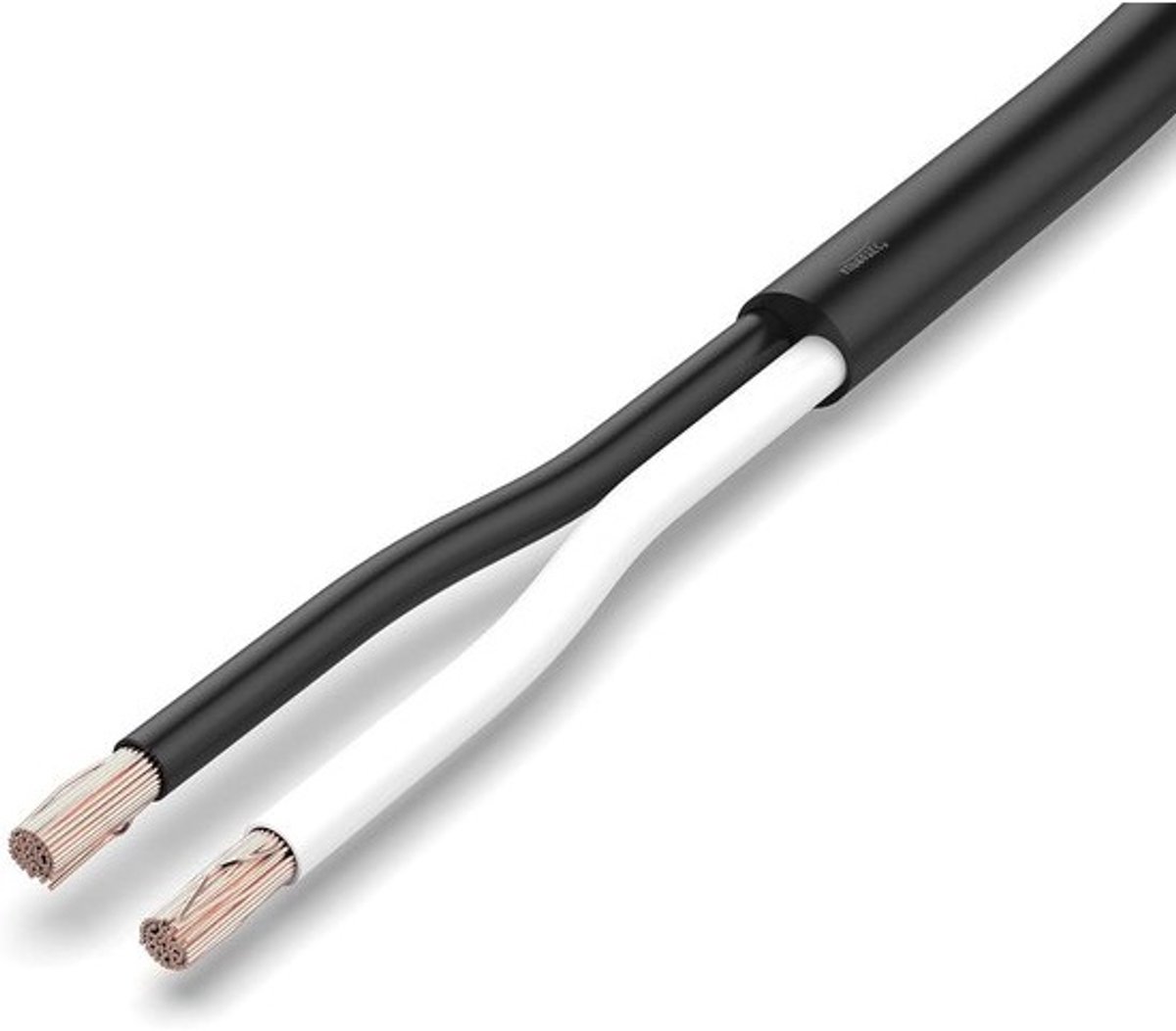 Elektrische Kabel - Aanhangerkabel Voertuigkabel - Bedrading Installatie - Verminderde Wanddikte - 5 m 2 x 15 mm² - Zwart
