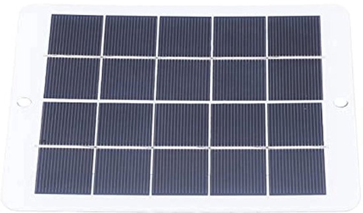 3W 5V mini waterdicht zonnepaneel, draagbare zonnepaneeloplader voor mobiele telefoons, powerbanks, kleine ventilatoren